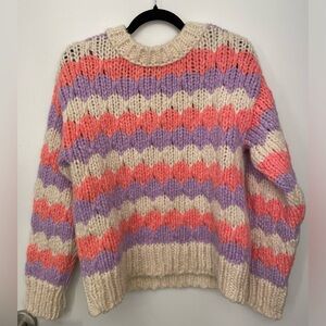 Mango MNG Wool Blend Chunky Sweater Size S